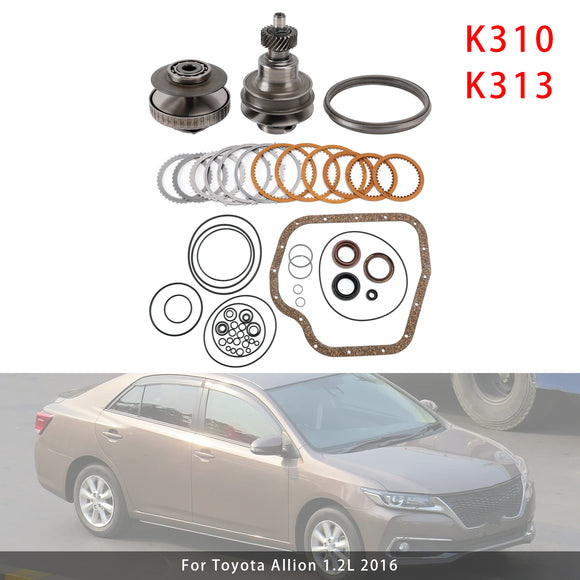 2016 Toyota Allion 1.2L CVT Transmission Pulley Set K310 K313 Generic