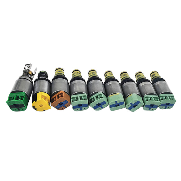 9PCS 8HP51 GA8X51CZ 8X51 8L51 8-Speed Transmission Solenoid Kit For BMW