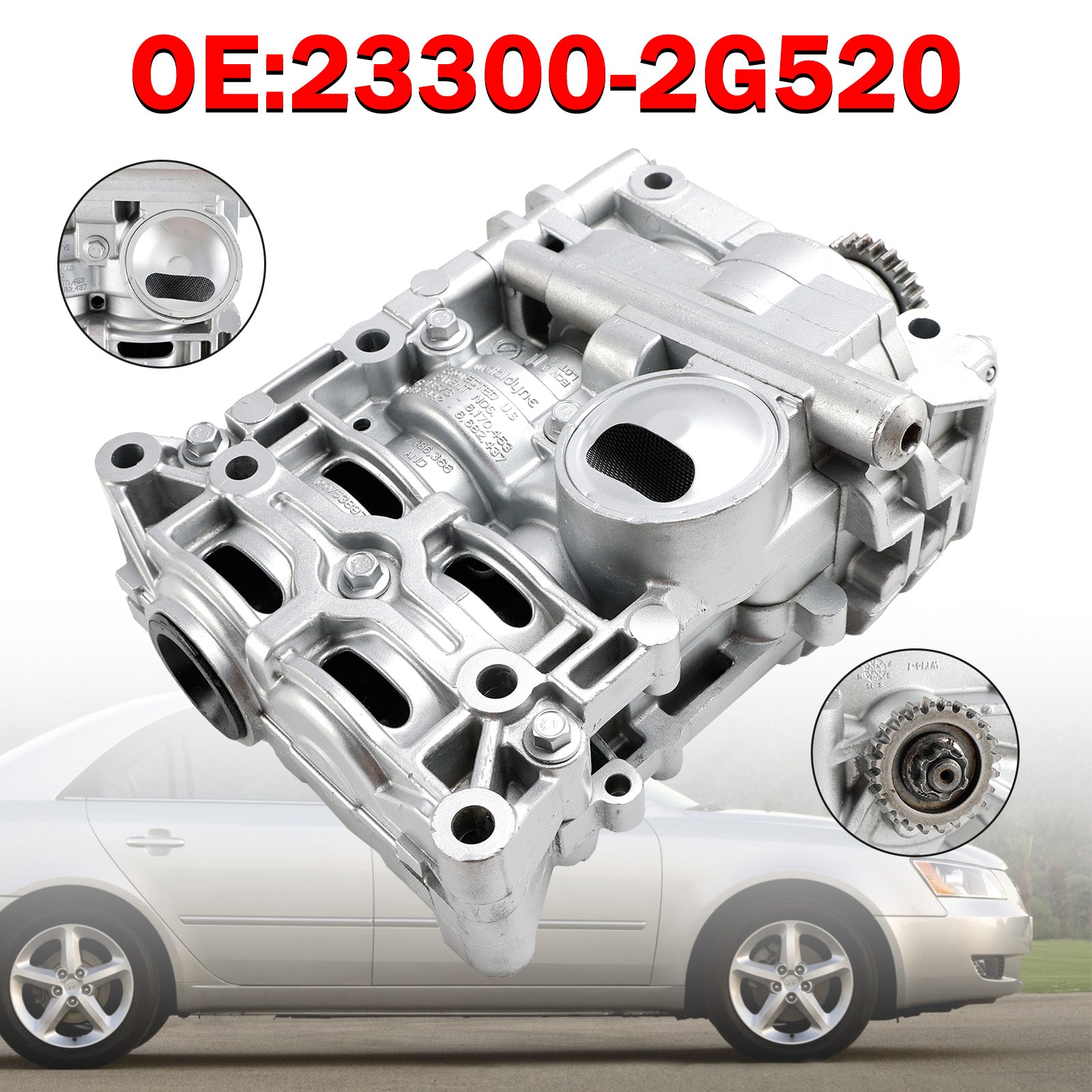 2012-2015 Kia Optima Sorento 2.4L Shaft Balance Assembly Oil Pump 233002G520 Generic