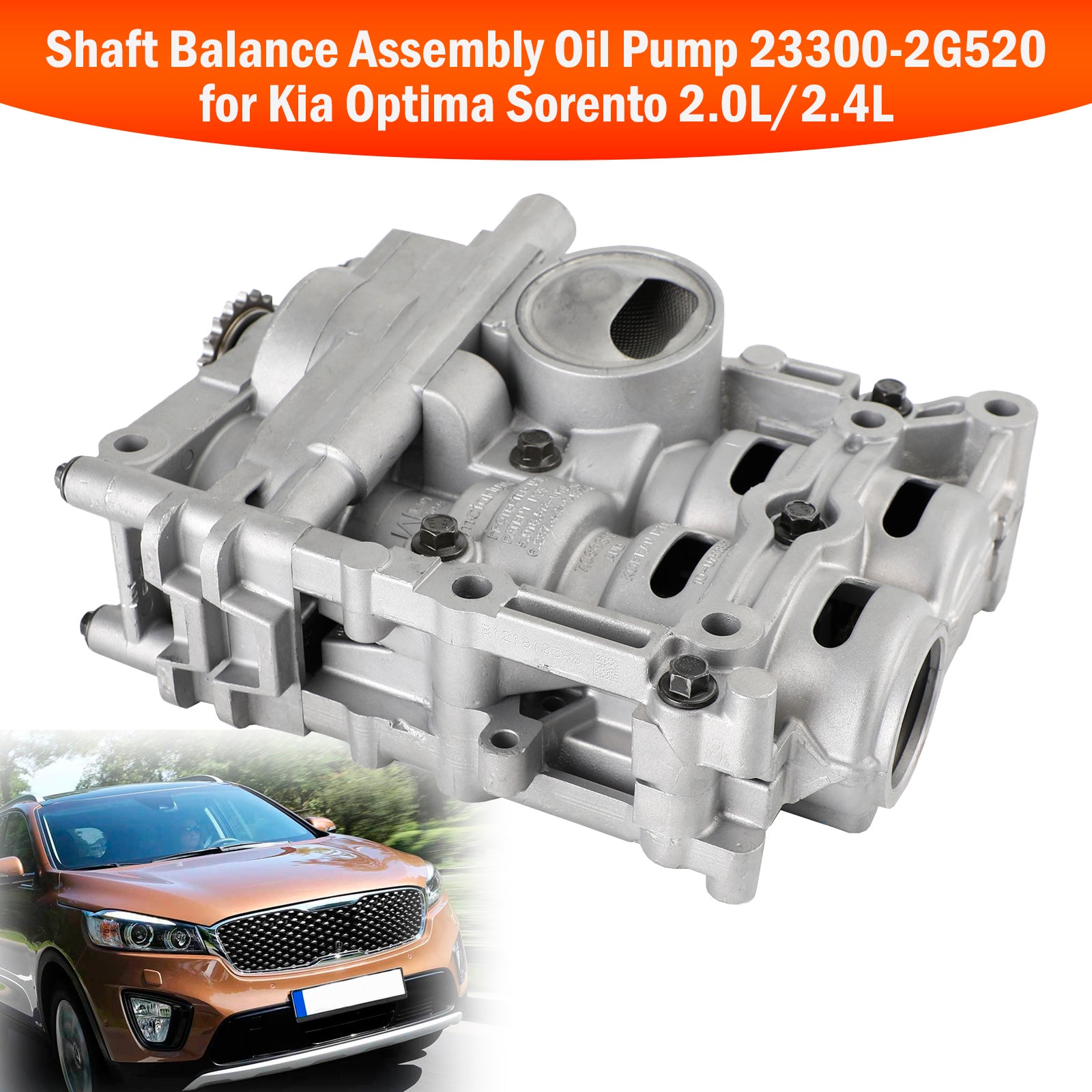 2012-2014 Hyundai Sonata/Azera 2.0L/2.4L Shaft Balance Assembly Oil Pump 23300-2G520 Generic