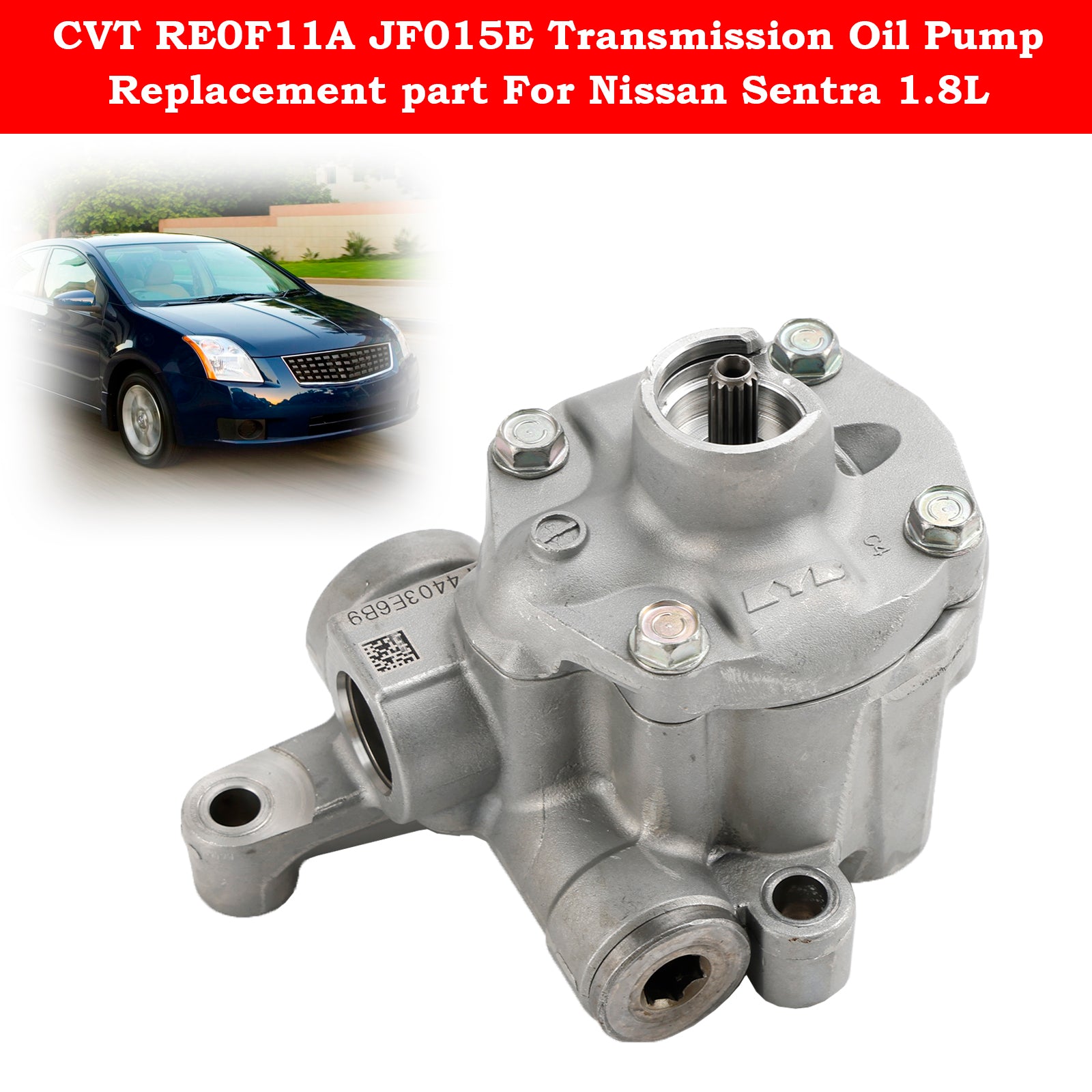 2010-2015 SUZUKI ALTO L3 0.7L CVT RE0F11A JF015E Transmission Oil Pump Replacement part Generic