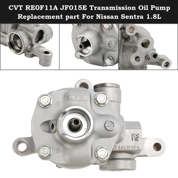2014-2015 MITSUBISHI GALANT FORTIS L4 1.8L CVT RE0F11A JF015E Transmission Oil Pump Replacement part Generic