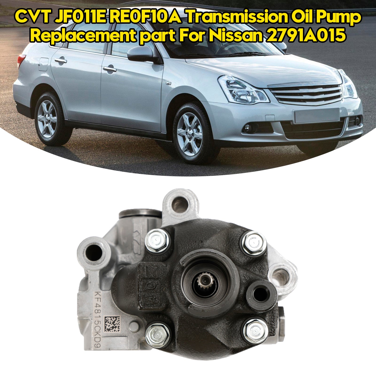 2006-2017 Jeep Patriot CVT JF011E RE0F10A Transmission Oil Pump Replacement part 2791A015 Generic