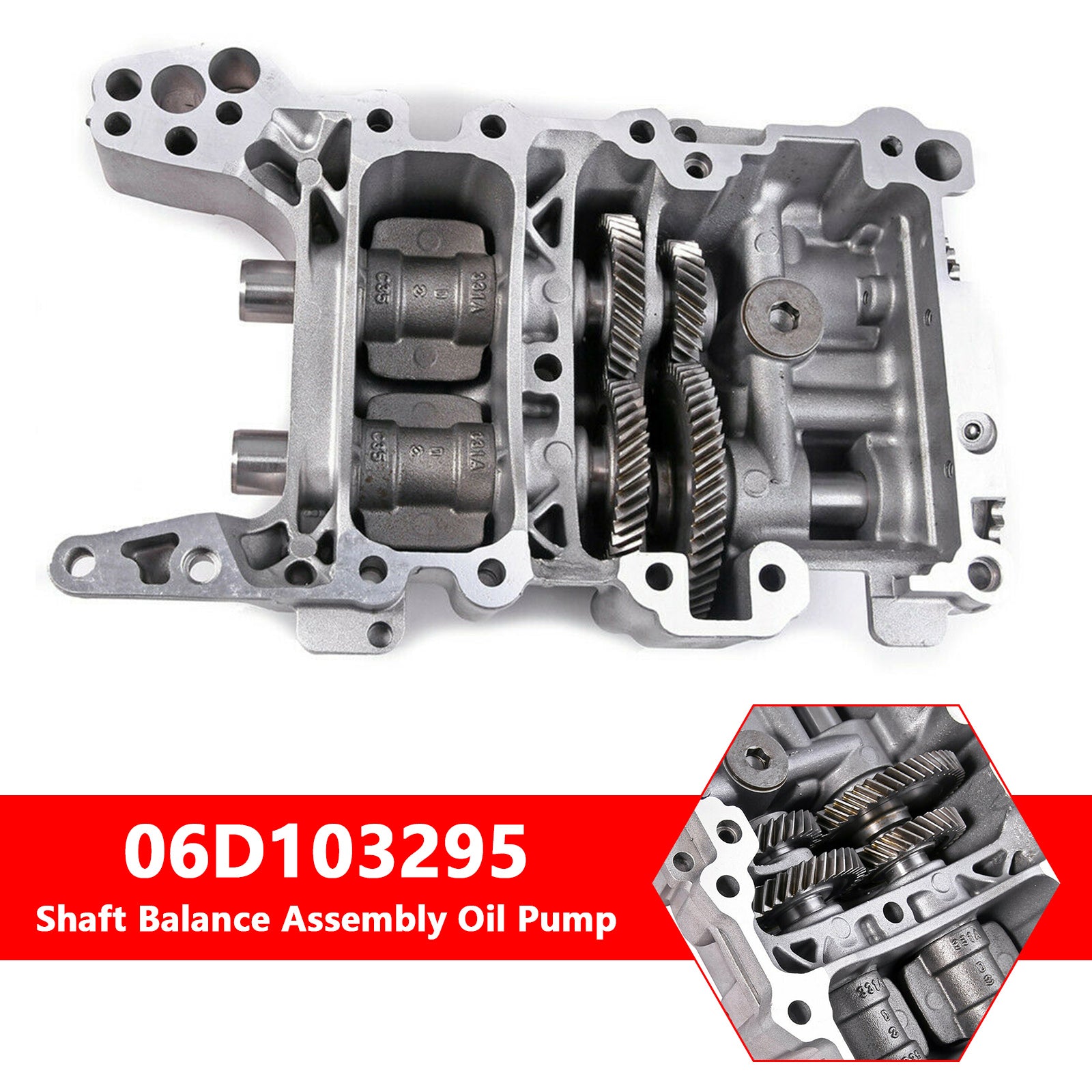 2005-2008 Volkswagen Jetta (MK5) 2.0 Shaft Balance Assembly Oil Pump 06D103295 Generic