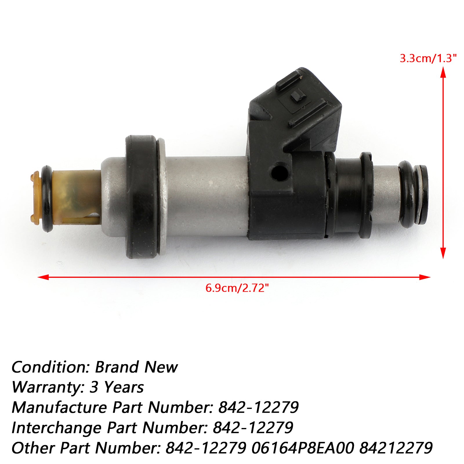 Supercarpart 02-04 Honda Odyssey Pilot MDX 3.5L Acura CL TL 3.2L V6  Fuel Injectors Generic