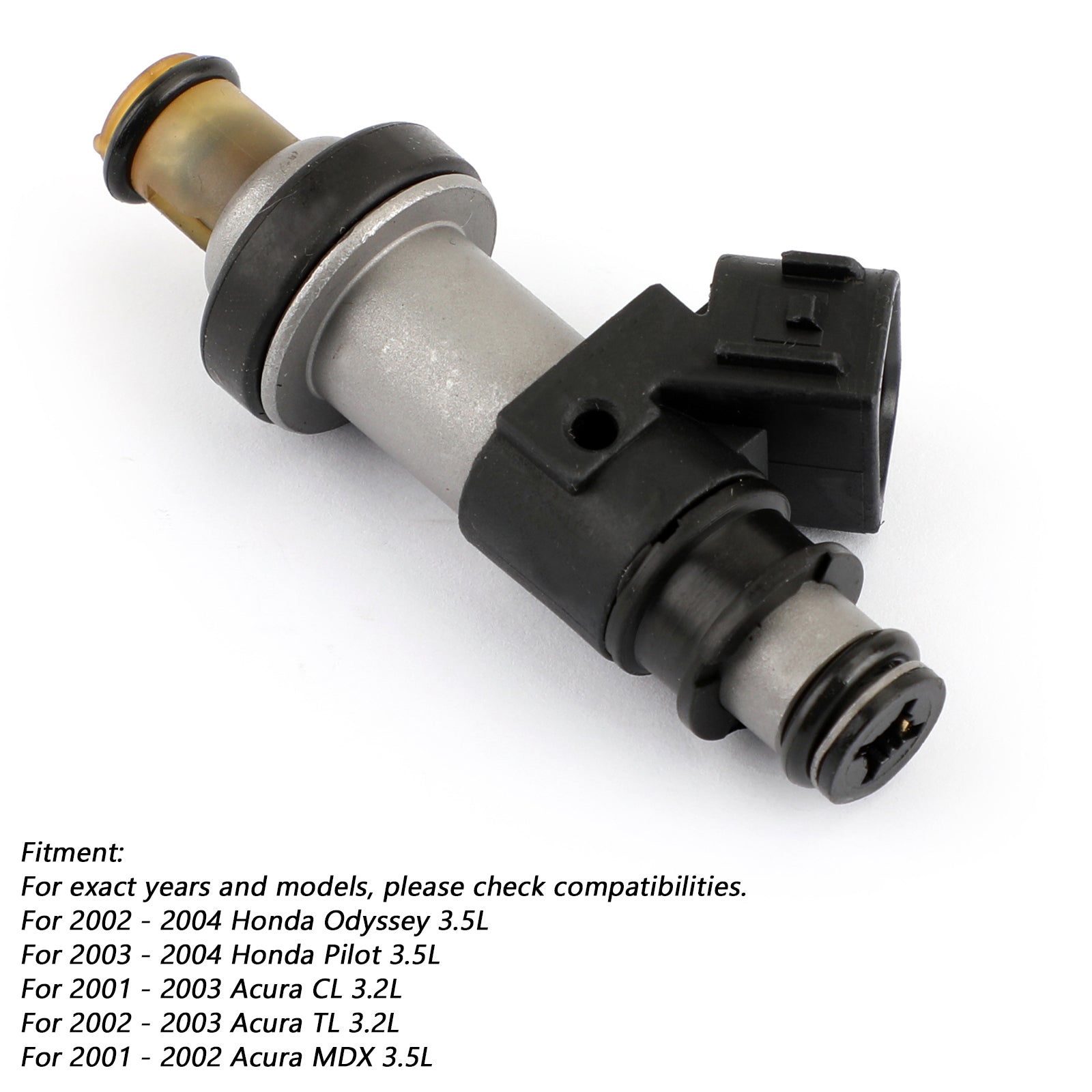 Supercarpart 02-04 Honda Odyssey Pilot MDX 3.5L Acura CL TL 3.2L V6  Fuel Injectors Generic