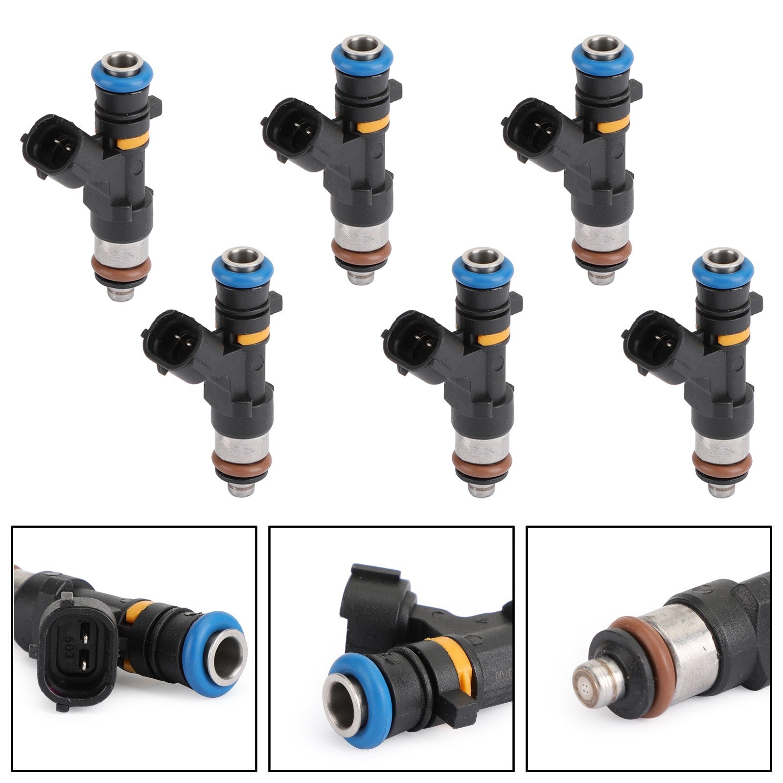 Supercarpart 6pcs Fuel Injectors 16600-CD700 Fit Nissan FX35 M35 G35 V6 3.5L 0280158042 Generic - 0