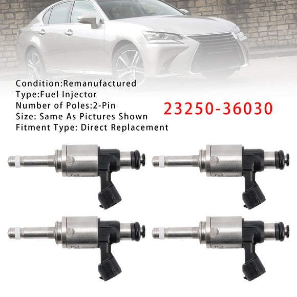 2016 Lexus IS200t LUX 8ARFTS ASE30 Fuel Injector 23250-36030 Generic