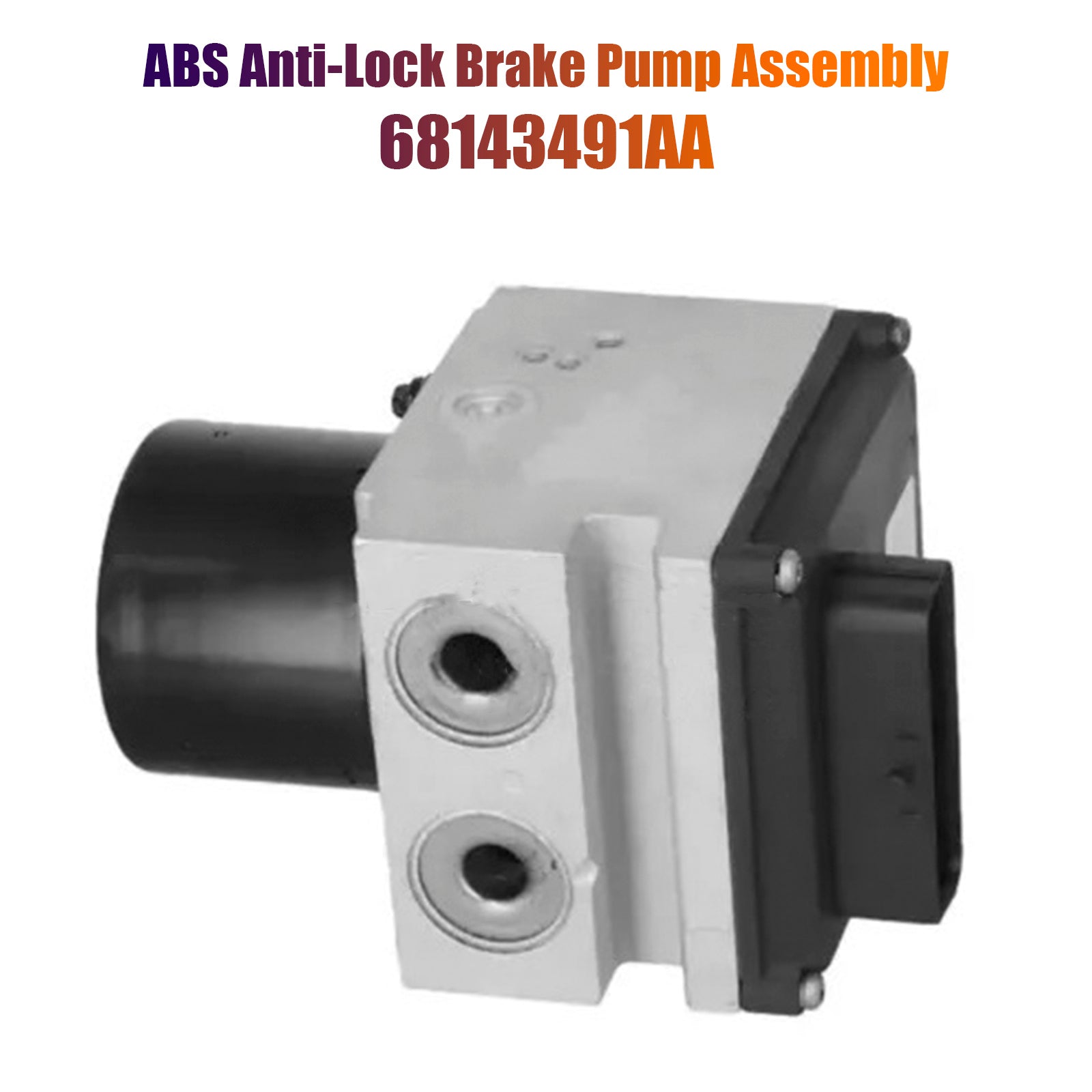 2017-2018 Dodge Ram 2500 3500 ABS Anti-Lock Brake Pump Assembly 68143491AA Generic