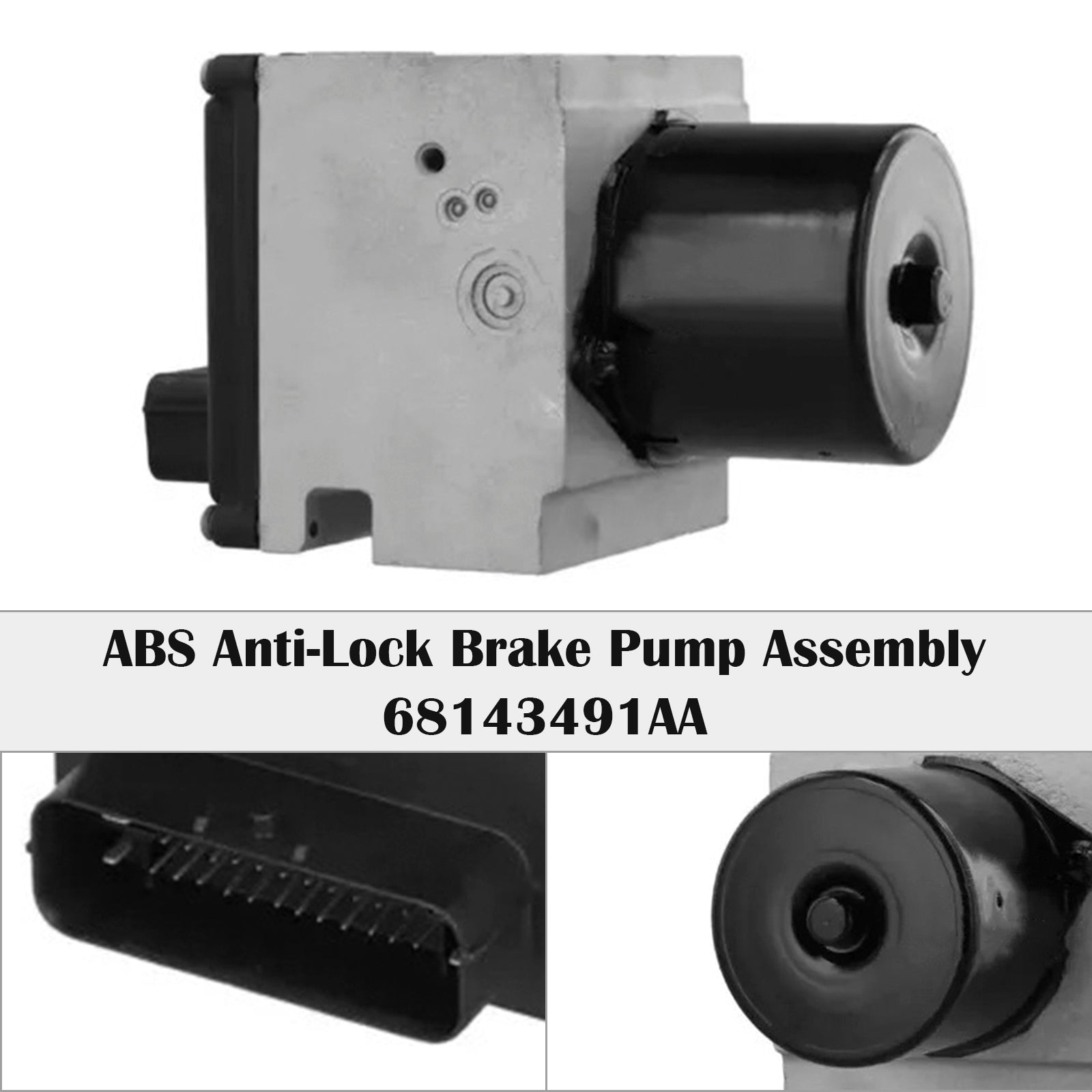 2017-2018 Dodge Ram 2500 3500 ABS Anti-Lock Brake Pump Assembly 68143491AA Generic