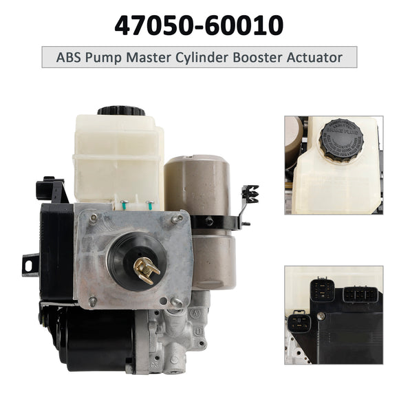 1998-1999 Lexus LX470 ABS Pump Master Cylinder Booster Actuator 47050-60010 Generic