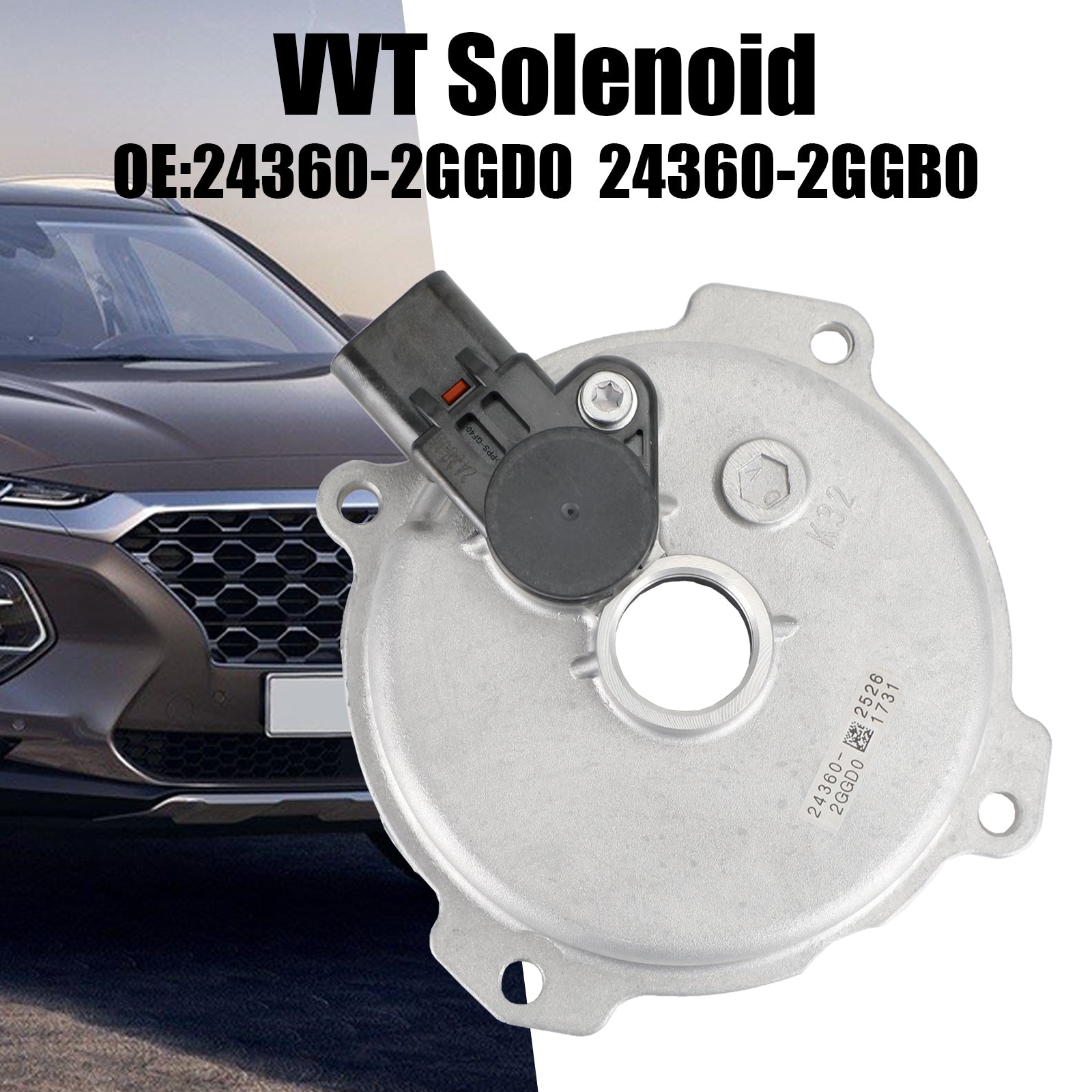 24360-2GGB0 24360-2GGD0 2017-2018 Hyundai Santa Fe Sport 2.0L 2.4L Engine Variable Valve Timing VVT Solenoid Generic