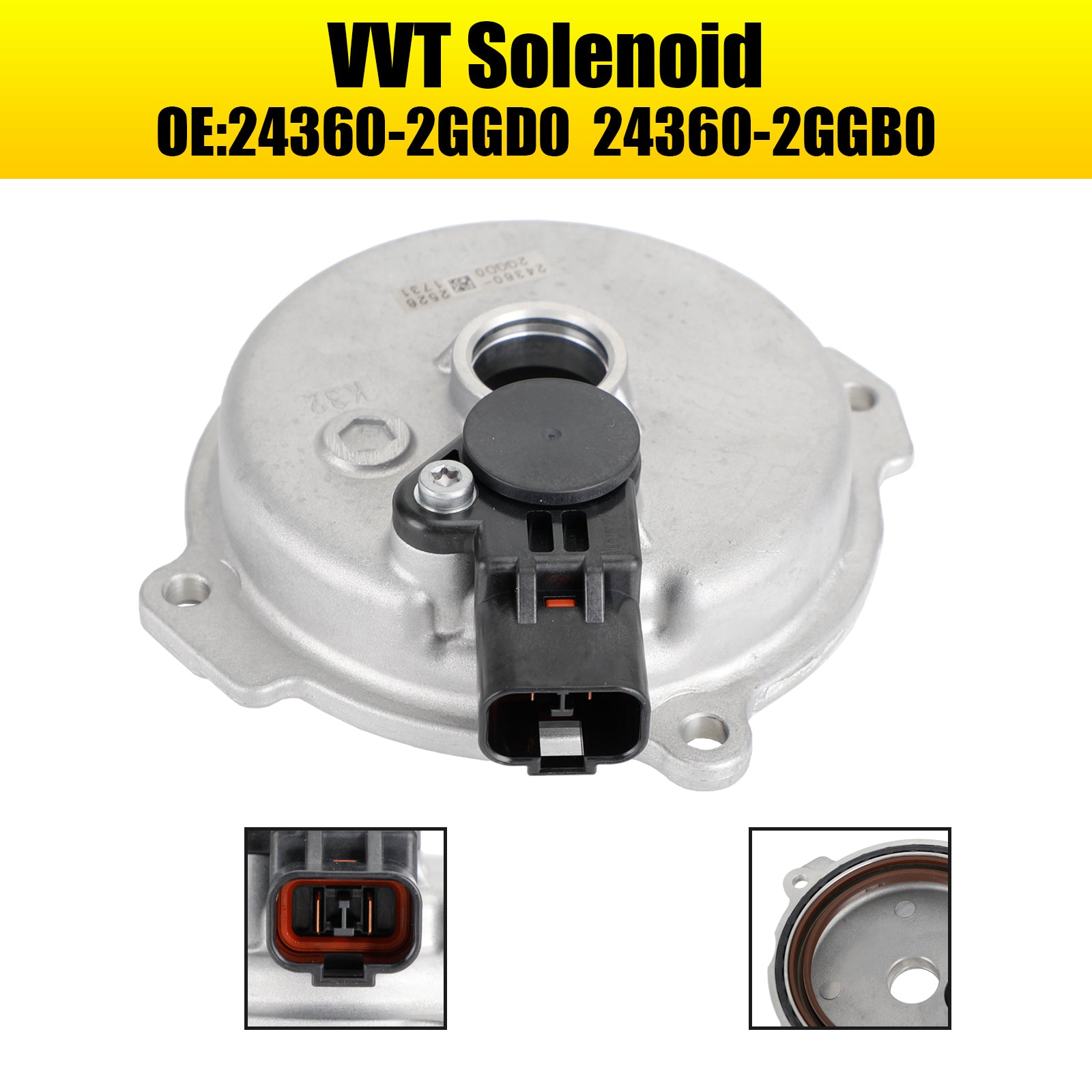 24360-2GGB0 24360-2GGD0 2017-2018 Hyundai Santa Fe Sport 2.0L 2.4L Engine Variable Valve Timing VVT Solenoid Generic