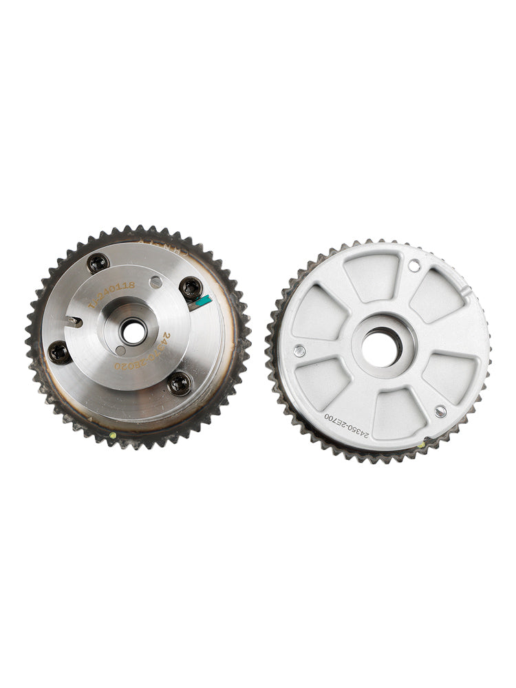 2021-2022 Hyundai Seltos 2.0L Engine Exhaust & Intake CVVT Camshaft Gear Sprocket 243502E700 243702E020 Generic