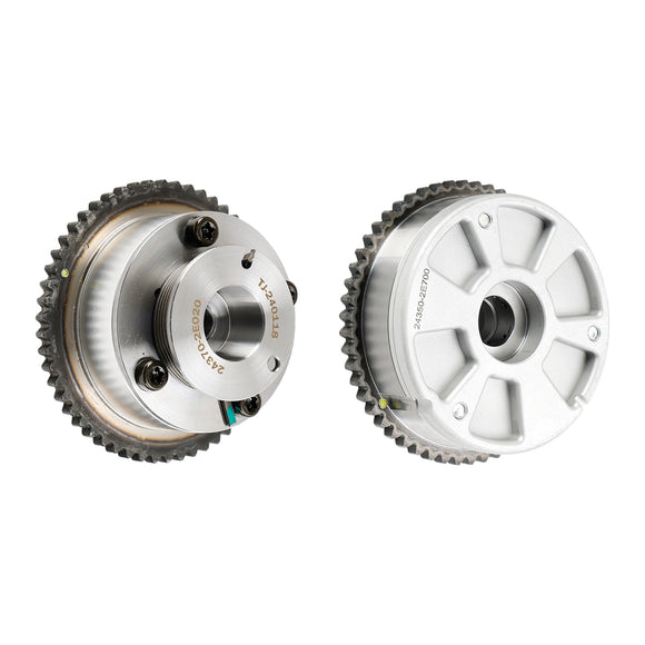 2021-2022 Hyundai Seltos 2.0L Engine Exhaust & Intake CVVT Camshaft Gear Sprocket 243502E700 243702E020 Generic