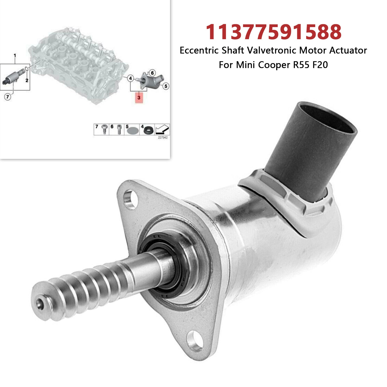 2011-2016 Mini Countryman S JCW Works R60 Eccentric Shaft Valvetronic Motor Actuator 11377591588 Generic