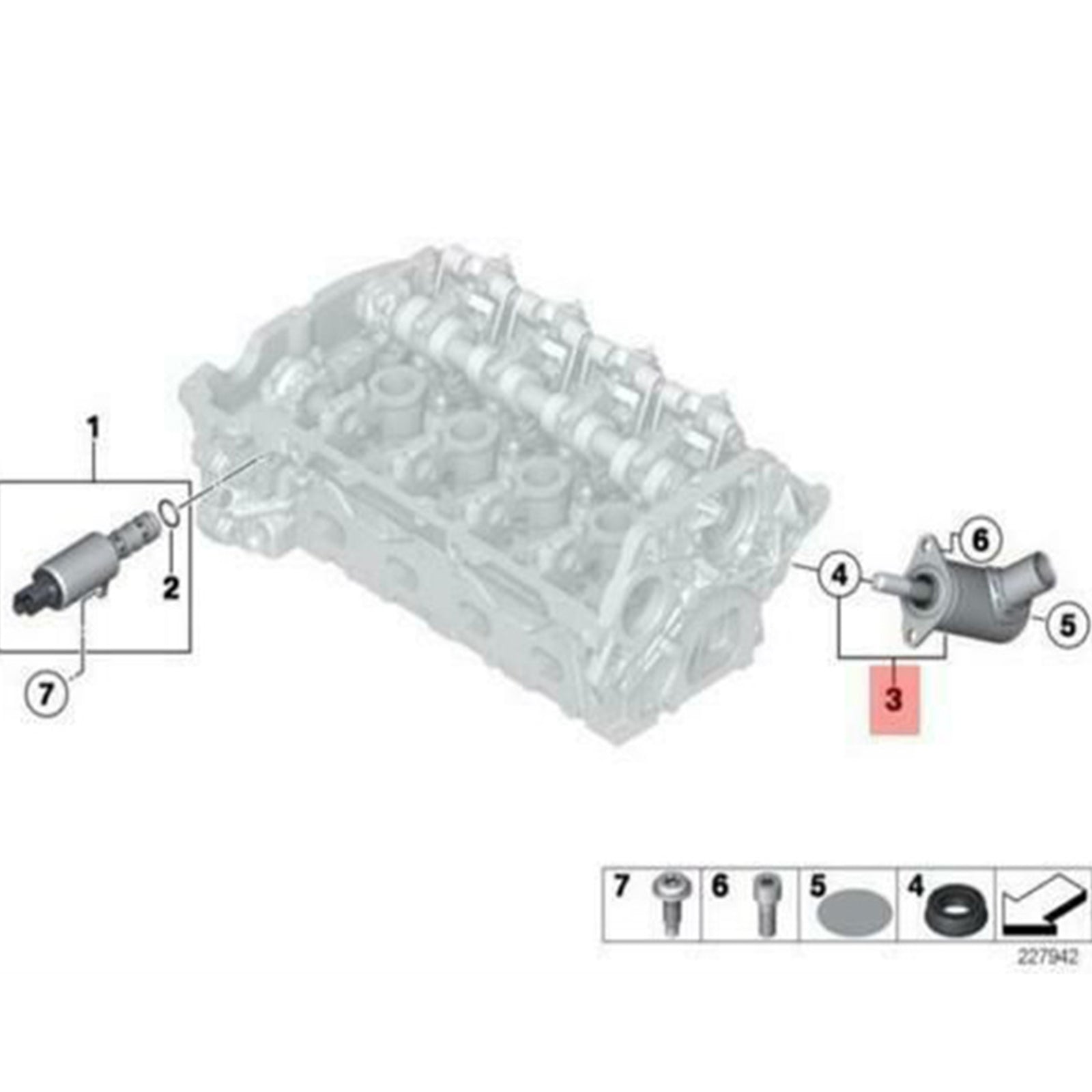 2011-2016 Mini Countryman S JCW Works R60 Eccentric Shaft Valvetronic Motor Actuator 11377591588 Generic