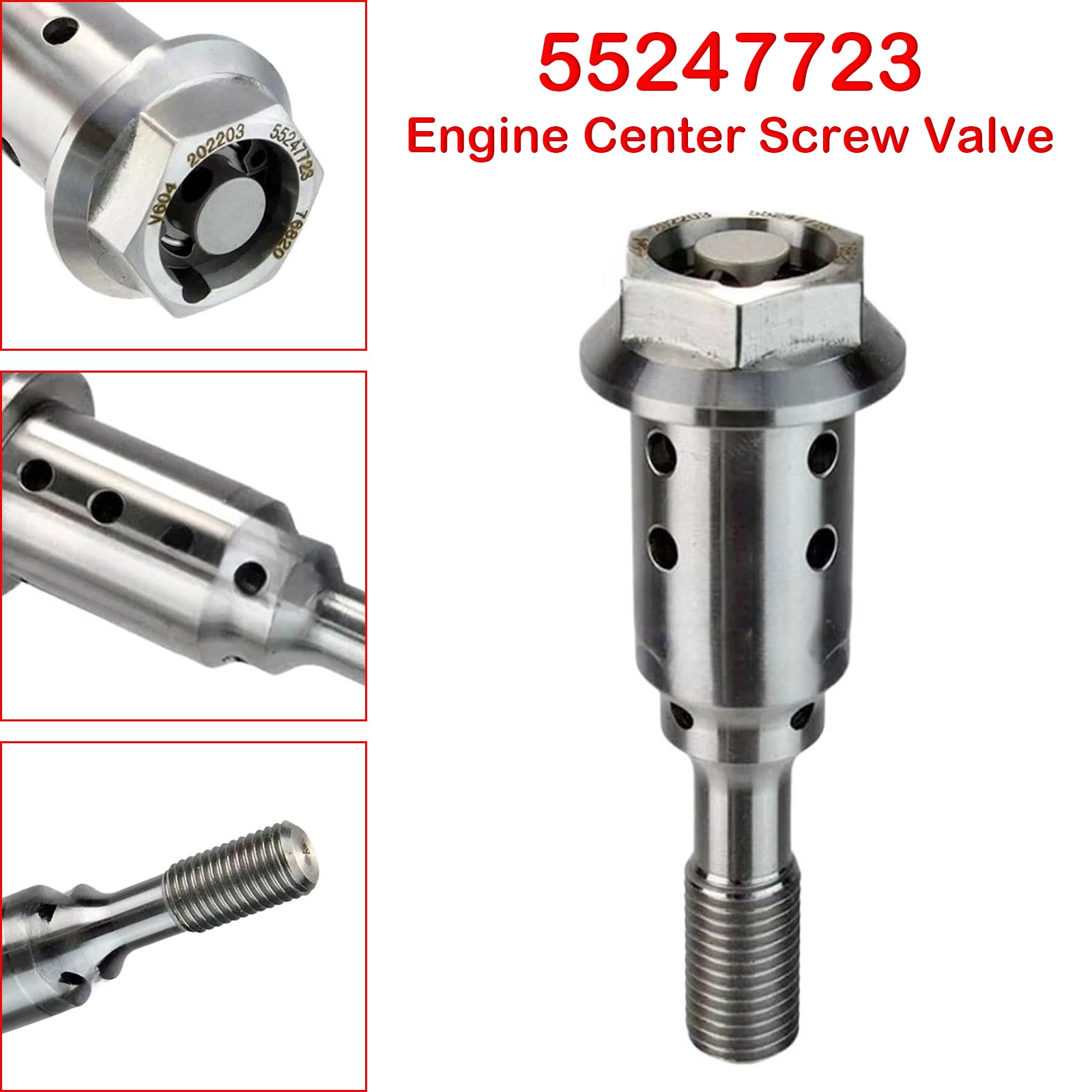 2016 Fiat Toro 1.8 16v Engine Center Screw Valve 55247723 Generic
