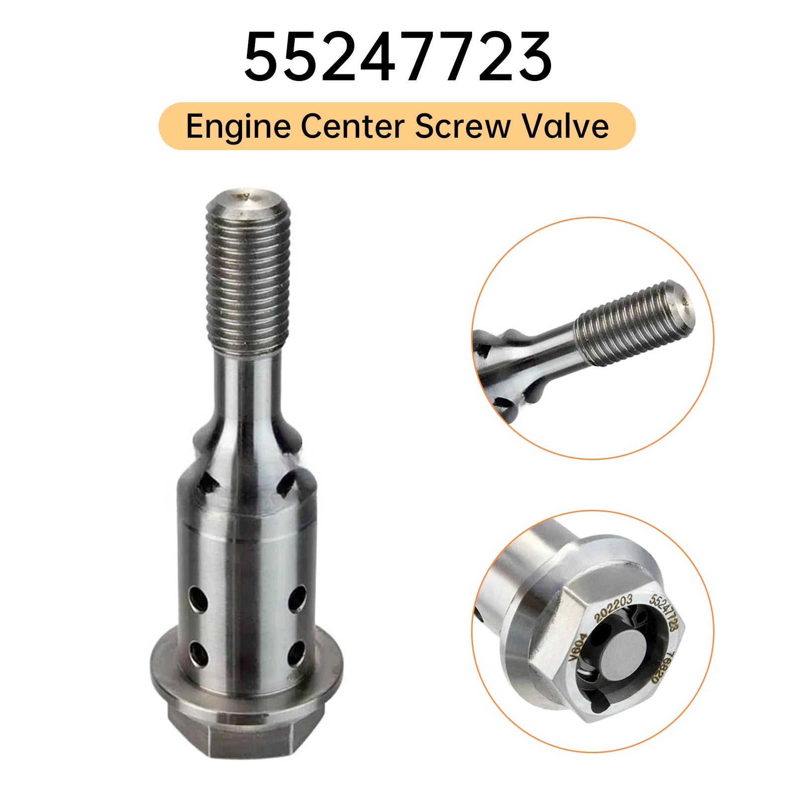 2016 Fiat Toro 1.8 16v Engine Center Screw Valve 55247723 Generic