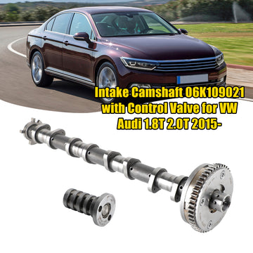 2015+ VW Audi 1.8T 2.0T Intake Camshaft 06K109021 with Control Valve Generic - 0
