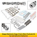Sloppy Mechanics Stage 2 Cam Lifters Pushrods Kit For LS1 4.8 5.3 5.7 6.0 6.2 LS Generic-4