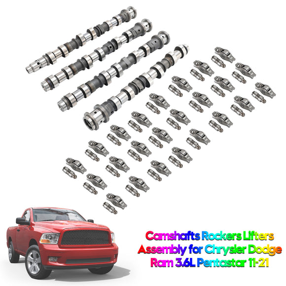 2011-2021 Chrysler Jeep Dodge Ram 3.6L Pentastar Camshafts Rockers Lifters Assembly  Generic
