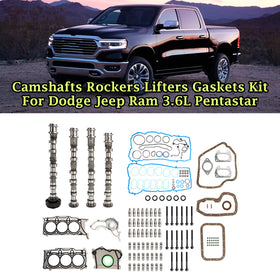 Chrysler Dodge Jeep Ram 3.6L V6 Pentastar Camshafts Rockers Lifters Gaskets Kit 5184296AH 5184380AG Generic - 0