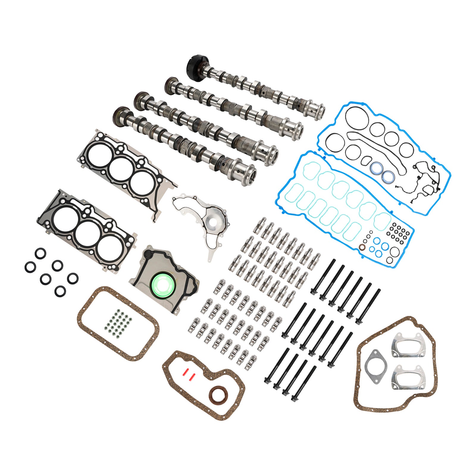 Chrysler Dodge Jeep Ram 3.6L V6 Pentastar Camshafts Rockers Lifters Gaskets Kit 5184296AH 5184380AG Generic