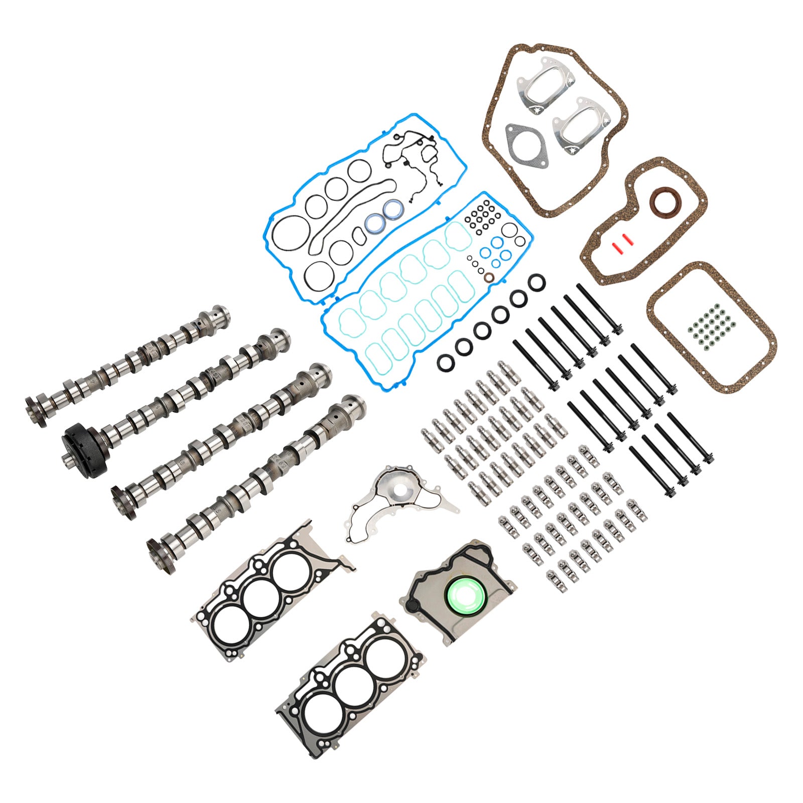 Chrysler Dodge Jeep Ram 3.6L V6 Pentastar Camshafts Rockers Lifters Gaskets Kit 5184296AH 5184380AG Generic