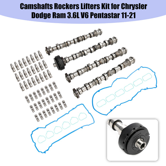 2011-2021 Chrysler Dodge Ram 3.6L V6 Pentastar Camshafts Rockers Lifters Kit  Generic