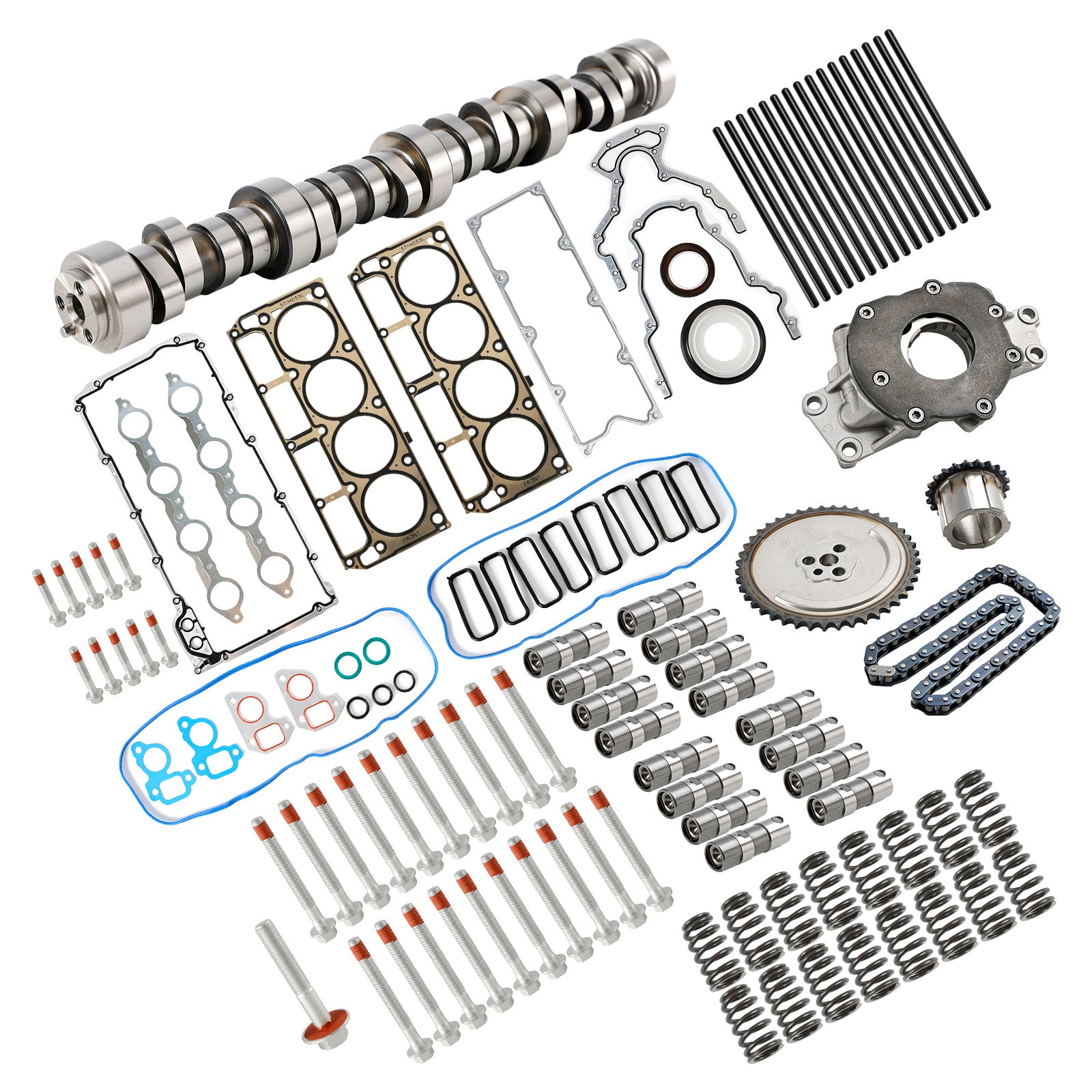 Sloppy Mechanics Stage 2 Cam Lifters Kit for LS1 4.8 5.3 5.7 6.0 6.2 LS +7.400 Generic