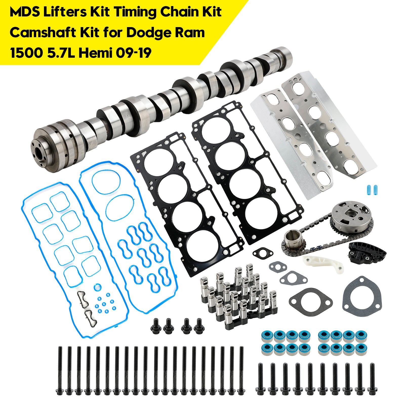 2009-2019 Dodge Ram 1500 5.7L Hemi MDS Lifters Kit Timing Chain Kit Camshaft Kit Generic