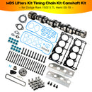 2009-2019 Dodge Ram 1500 5.7L Hemi MDS Lifters Kit Timing Chain Kit Camshaft Kit Generic-6