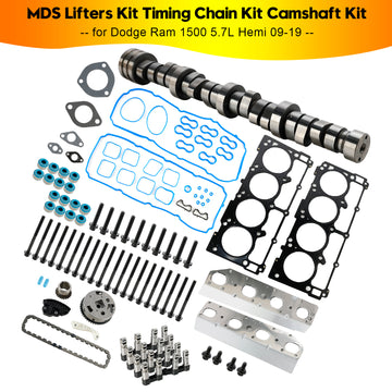 2009 Chrysler Aspen 5.7L Engine V8 MDS Lifters Kit Timing Chain Kit Camshaft Kit 53021726AD 5038785AB Generic