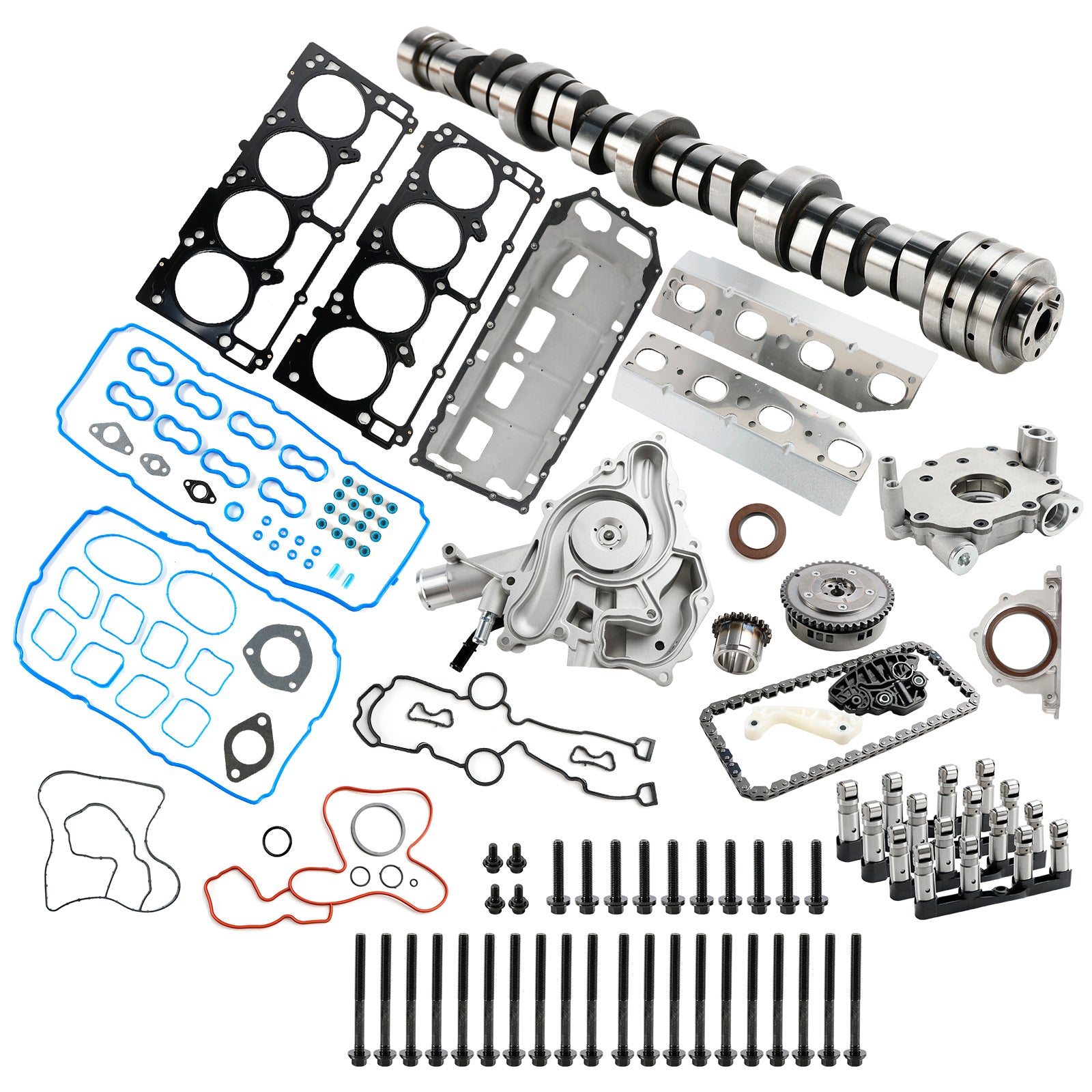 2009-2019 Dodge Ram 1500 5.7L Hemi MDS Lifters Kit Timing Chain Kit Camshaft Kit 53021726AD 5038785AB Generic