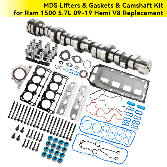 2009-2010 Dodge Ram 1500 5.7L MDS Hemi Lifters & Gaskets & Camshaft Kit 53021726AD 5038785AB Generic