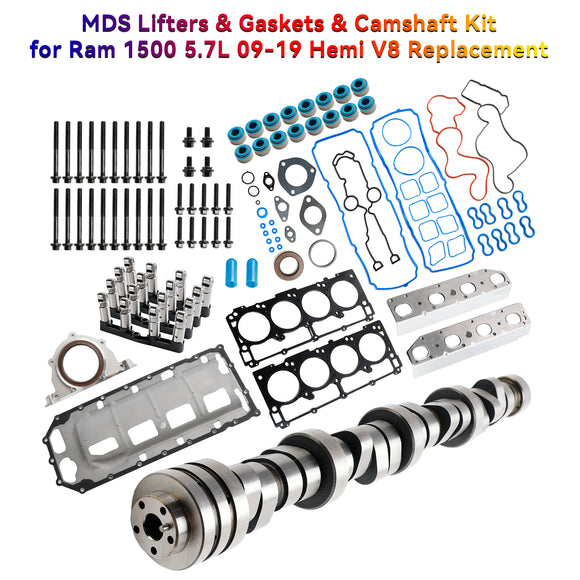 2009 Dodge Durango 5.7L MDS Hemi Lifters & Gaskets & Camshaft Kit 53021726AD 53021726AF Generic