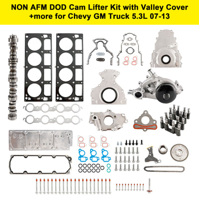 2007-2013 Chevy GM Truck 5.3L NON AFM DOD Cam Lifter Kit with Valley Cover +more 12646386 17120090 Generic - 0