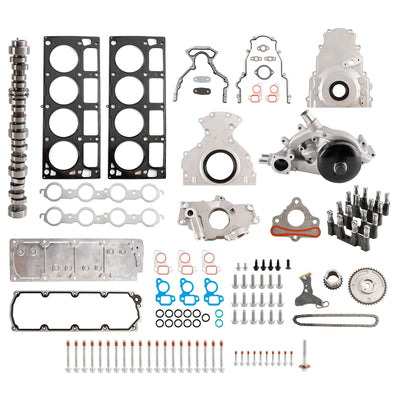 2007-2013 Chevy GM Truck 5.3L NON AFM DOD Cam Lifter Kit with Valley Cover +more 12646386 17120090 Generic