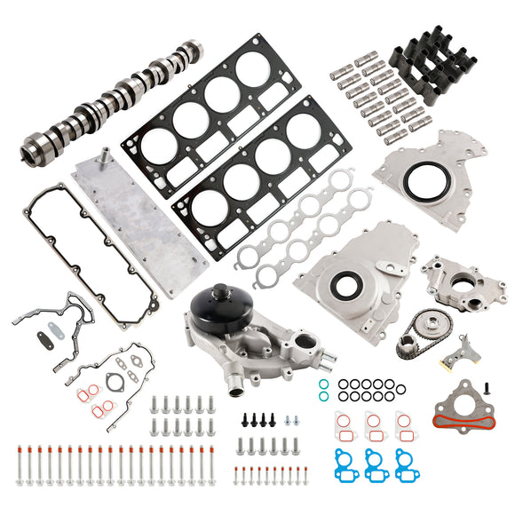 2007-2013 Chevy GM Truck 5.3L NON AFM DOD Cam Lifter Kit with Valley Cover +more 12646386 17120090 Generic