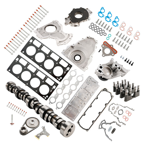 2007-2013 Chevy GM Truck 5.3L NON AFM DOD Cam Lifter Kit with Valley Cover +more 12646386 17120090 Generic