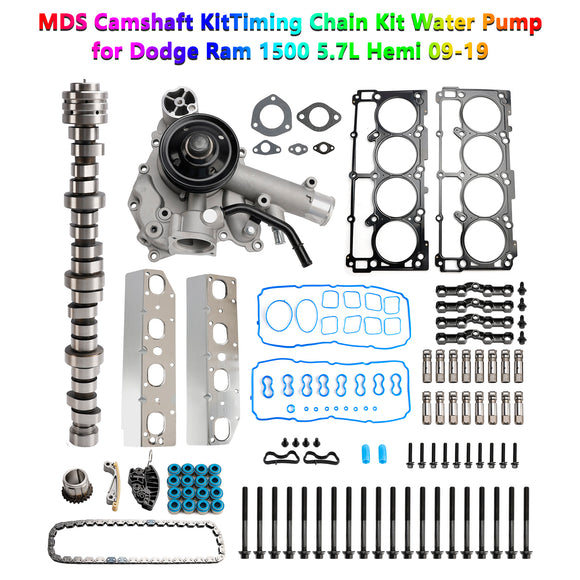 2011-2019 Ram 1500 5.7L Engine MDS Camshaft KitTiming Chain Kit Water Pump 53021726AE 53021726AD Generic