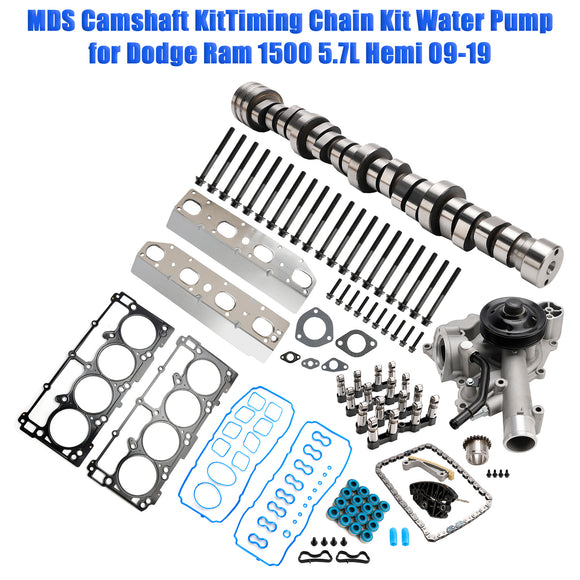 2009 Chrysler Aspen 5.7L Engine V8 MDS Camshaft KitTiming Chain Kit Water Pump 53021726AE 53021726AD Generic