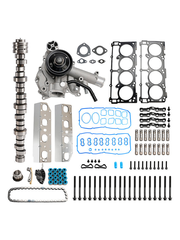 2009-2010 Dodge Ram 1500 5.7L Engine MDS Camshaft KitTiming Chain Kit Water Pump 53021726AE 53021726AD Generic