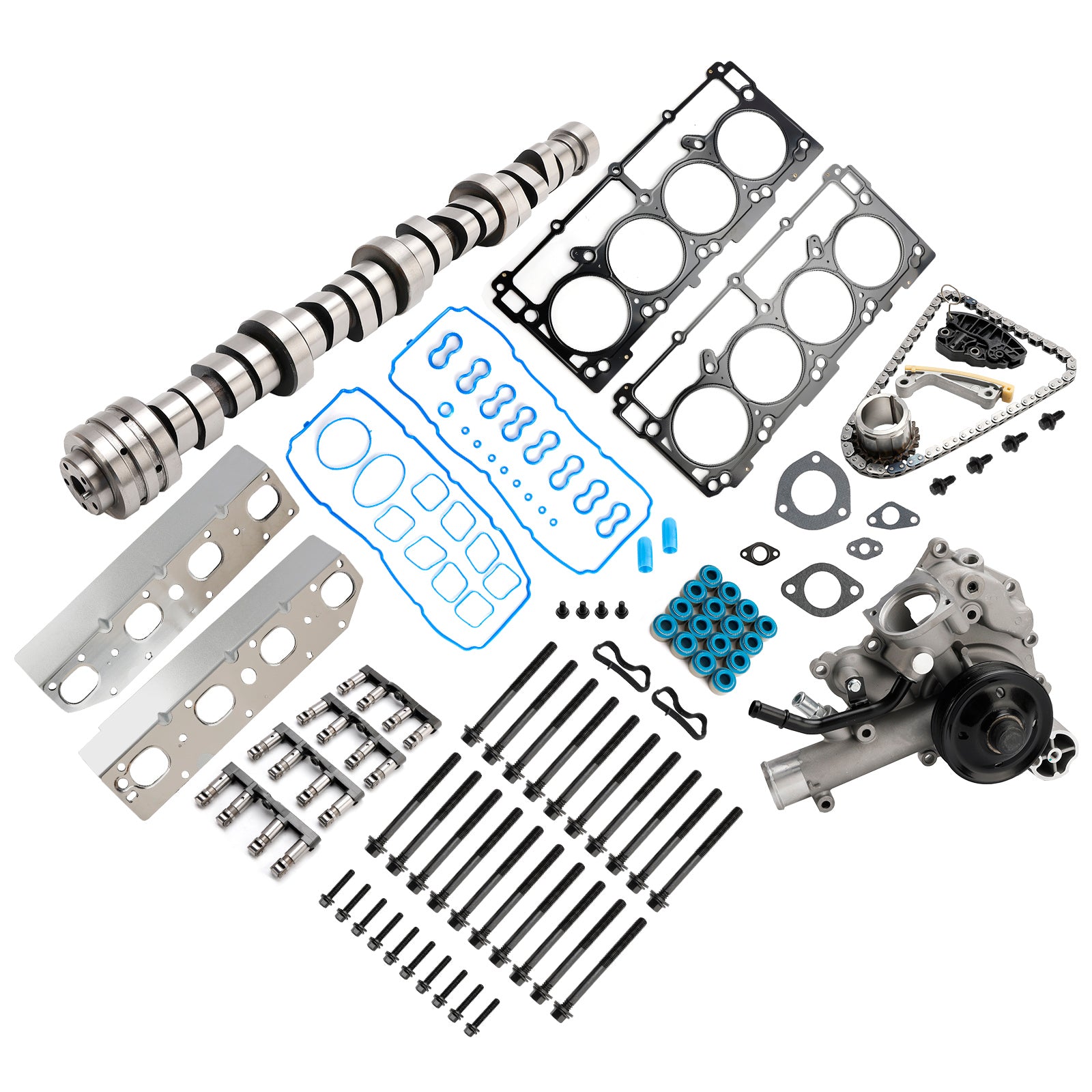 2009-2010 Dodge Ram 1500 5.7L Engine MDS Camshaft KitTiming Chain Kit Water Pump 53021726AE 53021726AD Generic