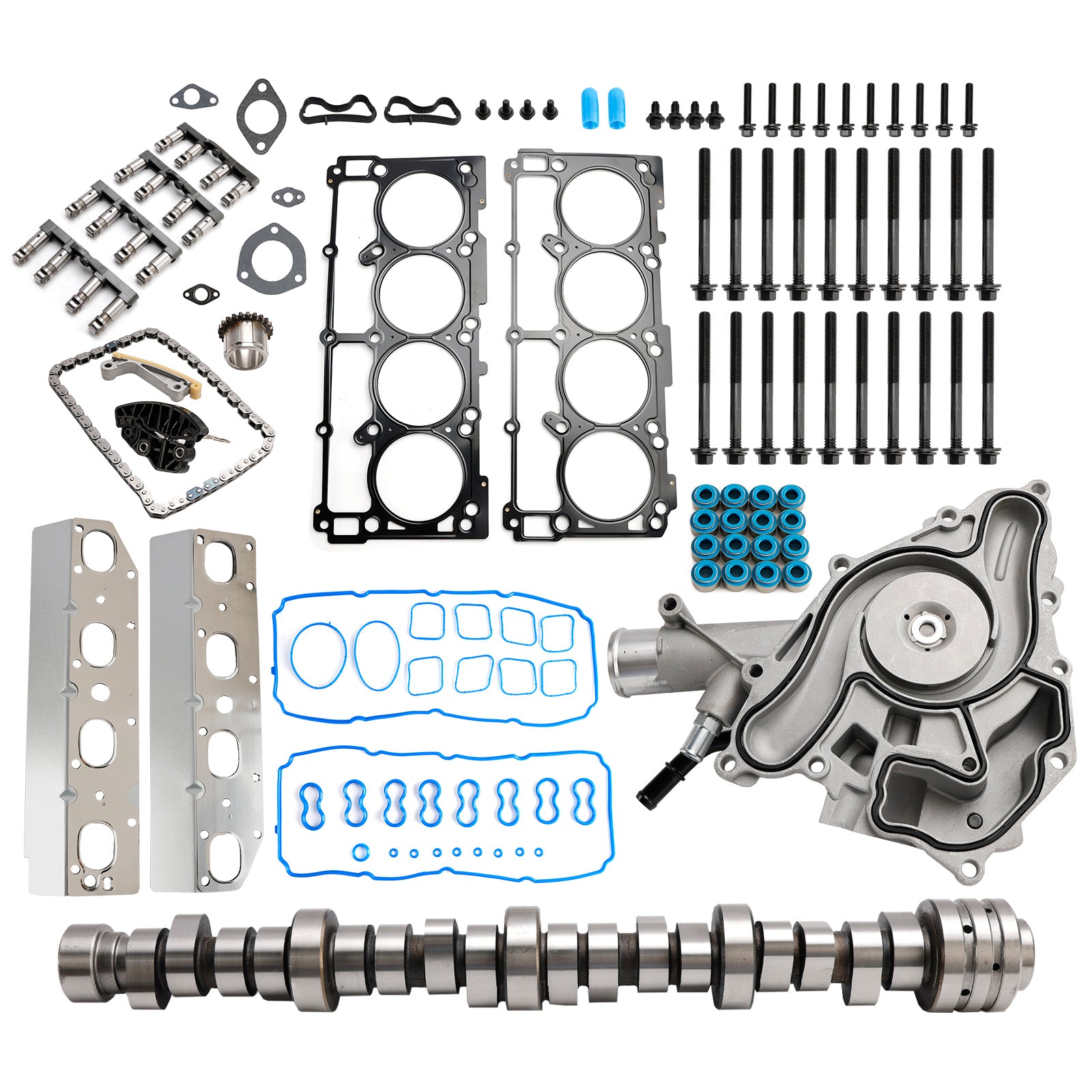 2009 Chrysler Aspen 5.7L Engine V8 MDS Camshaft KitTiming Chain Kit Water Pump 53021726AE 53021726AD Generic