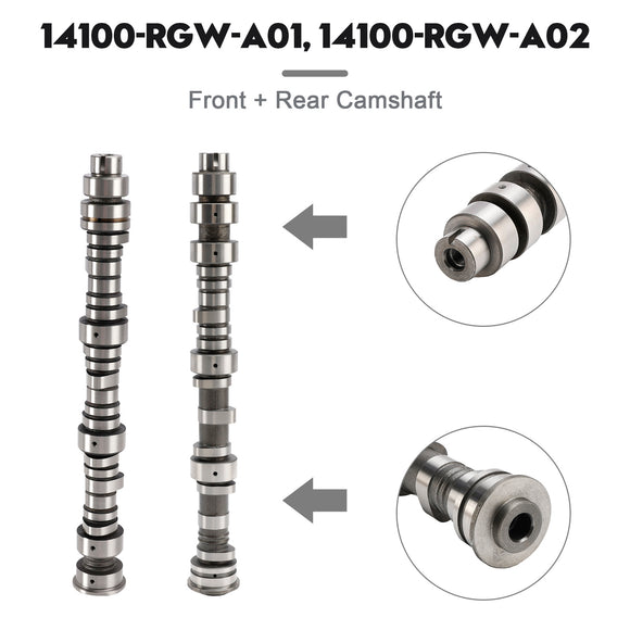 2008-2017 Honda Odyssey / 2009-2015 Pilot Pair Camshaft 14100/14200-RGW-A02 Generic