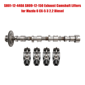 2012-2017 Mazda 6 GJ GL 2.2 D Exhaust Camshaft Lifters SH01-12-440A SH09-12-150 Generic - 0