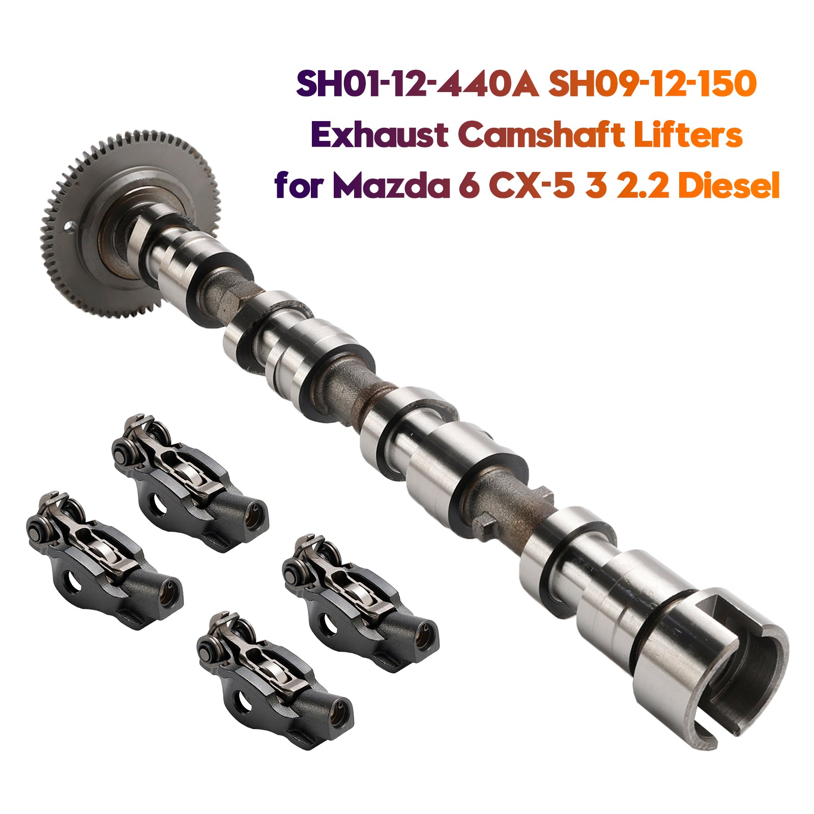 2012-2017 Mazda 3 BM BN 2.2 D Exhaust Camshaft Lifters SH01-12-440A SH09-12-150 Generic