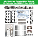 2011-2019 Ram 1500 5.7L Engine MDS lifters and Camshaft Head Gaskets Kit 53022263AF 5038684AA Generic-6